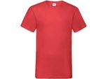 Fruit Of The Loom - Maglietta "Value"" Con Scollo A V Per Uomo PC5548 (Xxl) (Rosso)"