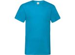 Fruit Of The Loom - Maglietta "Value"" Con Scollo A V Per Uomo PC5548 (Xl) (Azzurro)"
