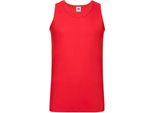 Fruit Of The Loom - Top Per Uomo - Athletic PC5597 (Xxl) (Rosso)