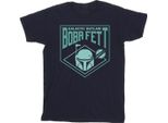 Star Wars - Maglietta "The Book Of Boba Fett Galactic"" Da Uomo BI44904 (3XL) (Blu Navy)"