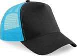 Beechfield - Cappello Trucker Snapback Per Uomini/Donne Unisex PC5762 (Taglia Unica) (Nero/Blu Marino)