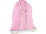 Westford Mill - Borsa Da Ginnastica, Cotone PC5783 (Taglia Unica) (Rosa/Bianco)