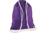 Westford Mill - Borsa Da Ginnastica, Cotone PC5783 (Taglia Unica) (Viola)