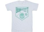 Star Wars - Maglietta "The Book Of Boba Fett Galactic"" Da Uomo BI44904 (3XL) (Bianco)"