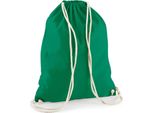 Westford Mill - Borsa Da Ginnastica, Cotone PC5783 (Taglia Unica) (Verde Irlanda)