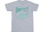 Star Wars - Maglietta "The Book Of Boba Fett Galactic"" Da Uomo BI44904 (3XL) (Grigio)"