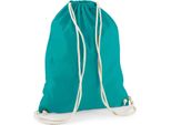 Westford Mill - Borsa Da Ginnastica, Cotone PC5783 (Taglia Unica) (Emerald)
