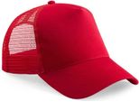 Beechfield - Cappello Trucker Snapback Per Uomini/Donne Unisex PC5762 (Taglia Unica) (Rosso)