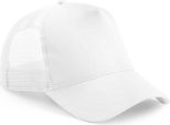 Beechfield - Cappello Trucker Snapback Per Uomini/Donne Unisex PC5762 (Taglia Unica) (Bianco)
