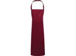 Premier - Grembiule Per Bambini "Premier"", Tinta Unita PC7440 (104-116) (Rosso Bordeaux)"