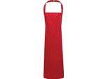 Premier - Grembiule Per Bambini "Premier"", Tinta Unita PC7440 (104-116) (Rosso)"