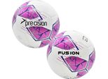 Precision - Pallone Da Allenamento "Fusion Fifa Basic"" RD3512 (4) (Bianco/Rosa/Viola/Grigio)"