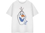 Disney - Maglietta Da Bambina A Maniche Corte NS8489 (158-164) (Bianco)