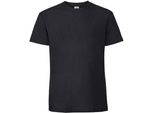 Maglietta Fruit Of The Loom Herren Premium PC3033 (M) (Schwarz)