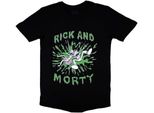 Rick And Morty - Maglietta Da Uomo/Donna Unisex RO11271 (Xxl) (Nero)