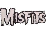 Misfits - Logo - Toppa, Tessuto RO11330 (Taglia Unica) (Bianco/Nero)