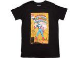 Capitan America - Maglietta "50Th"" Per Uomo/Donna Unisex RO11404 (Xxl) (Nero)"