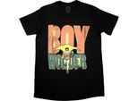Dc Comics - Maglietta "Batman Robin Boy Wonder"" Per Uomo/Donna Unisex RO11413 (S) (Nero)"
