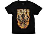 Kiss - Maglietta "End Of The Road Tour"" Per Uomo/Donna Unisex RO11307 (Xxl) (Nero/Arancione)"