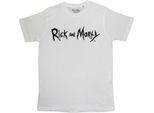 Rick And Morty - Maglietta Logo Per Uomo/Donna Unisex RO11390 (L) (Bianco)