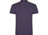 Roly - Polo "Star"" Da Uomo A Maniche Corte PF4346 (L) (Lilla)"