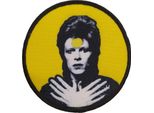 David Bowie - Stampa - Toppa "Mani Incrociate"" - Poliestere RO11317 (Taglia Unica) (Giallo/Nero)"