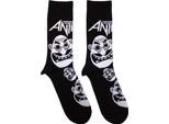 Anthrax - Calze Per Uomo/Donna Unisex RO11470 (40,5 Eu - 45,5 Eu) (Nero)