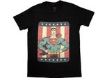 Superman - Maglietta Da Uomo/Donna Unisex RO11359 (Xl) (Nero)