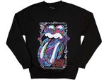 The Rolling Stones - Felpa "Colour Swirls"" FüR Herren/Damen Unisex RO11278 (M) (Schwarz)"