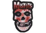 Misfits - Stampa - Toppa "Blood Drip Skull"" - Poliestere RO11335 (Taglia Unica) (Rosso/Bianco)"