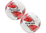 Precision - Pallone Da Allenamento "Fusion Fifa Basic"" RD3512 (4) (Bianco/Rosso/Grigio/Nero)"