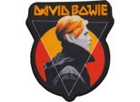 David Bowie - Triangolo - Patch - Poliestere RO11319 (Taglia Unica) (Nero/Giallo/Rosso)