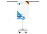Lavagna A Fogli Mobili Shark Base A Rulli Premium 2 Portacarte Altezza Regolabile 73 X 104 Cm
