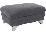 Hocker Cotta "Enterprise", Grau (Stone), B:98Cm H:44Cm T:67Cm, Struktur (100% Polyester );Chenille (90% Polyester; 10% Polyamid ), Hocker, Hocker