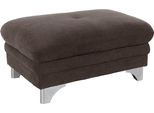 Hocker Cotta "Enterprise", Braun (Espresso), B:98Cm H:44Cm T:67Cm, Struktur (100% Polyester );Chenille (90% Polyester; 10% Polyamid ), Hocker, Hocker