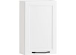 HäNgeschrank Welltime "Lana", Weiß (Matt Weiß), B:40Cm H:64Cm T:20Cm, Mdf, SchräNke, HäNgeschrank, BadmöBel, 40 Cm Breit