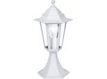 Eglo 22466 Laterna 5 Lampada Da Piedistallo Per Esterni Ø 20,5 Cm Bianco Chiaro