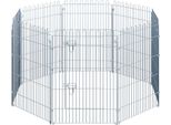 Pawhut Recinto Per Cuccioli Recinto Per Animali 8 Pezzi L63 X H91 Cm