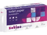 Wepa 71320 Satino By Wepa Toilettenpapier Prestige, 3-Lagig, Hochweiß