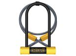 Onguard Serratura A Ferro Di Cavallo Bulldog 90X140X13Mm + Filo 1200X10Mm, 5 Chiavi, Supporto