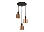 Italux Restenza Lampadario Moderno In Rame PND-2439-3-COP