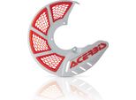 Acerbis X-Brake 2.0 Copriparabrezza, Bianco/Arancio, Taglia Unica