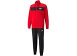 Puma Uomo Poly Suit Cl Tuta Da Jogging 845844 Rosso , Abbigliamento Taglia:S