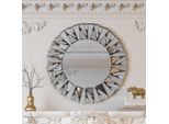 Wisfor Specchio Da Parete 80 Cm, Specchio Decorativo Rotondo Specchio Da Trucco Specchio Da Bagno, Specchio Per Soggiorno Camera Da Letto Bagno Corridoio, Vetro
