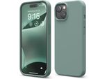 Custodia Elago In Silicone Premium Per Iphone 15 Verde Notte
