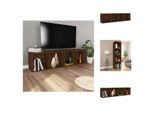 Vidaxl Libreria/Tv Marrone Effetto Rovere 36X30X143 Cm - Librerie E Scaffalature