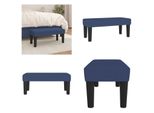 Vidaxl Panca Blu 70X30X30 Cm In Tessuto - Panca - Panca - Panca Per Corridoio