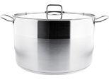 Casseruola Almina Silver In Acciaio Inox Con Coperchio Per Tutti I Tipi Di Piano Cottura 18 L