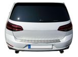Protezione Paraurti In Acciaio Inox Opaco Per Vw Golf 7 VII-SCHRÄRGHECK-MIT Abkantung