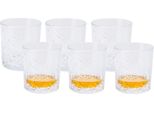 Set Di 6 Bicchieri Excellent Houseware, Vetro, 8X10 Cm, 340 Ml, Trasparenti